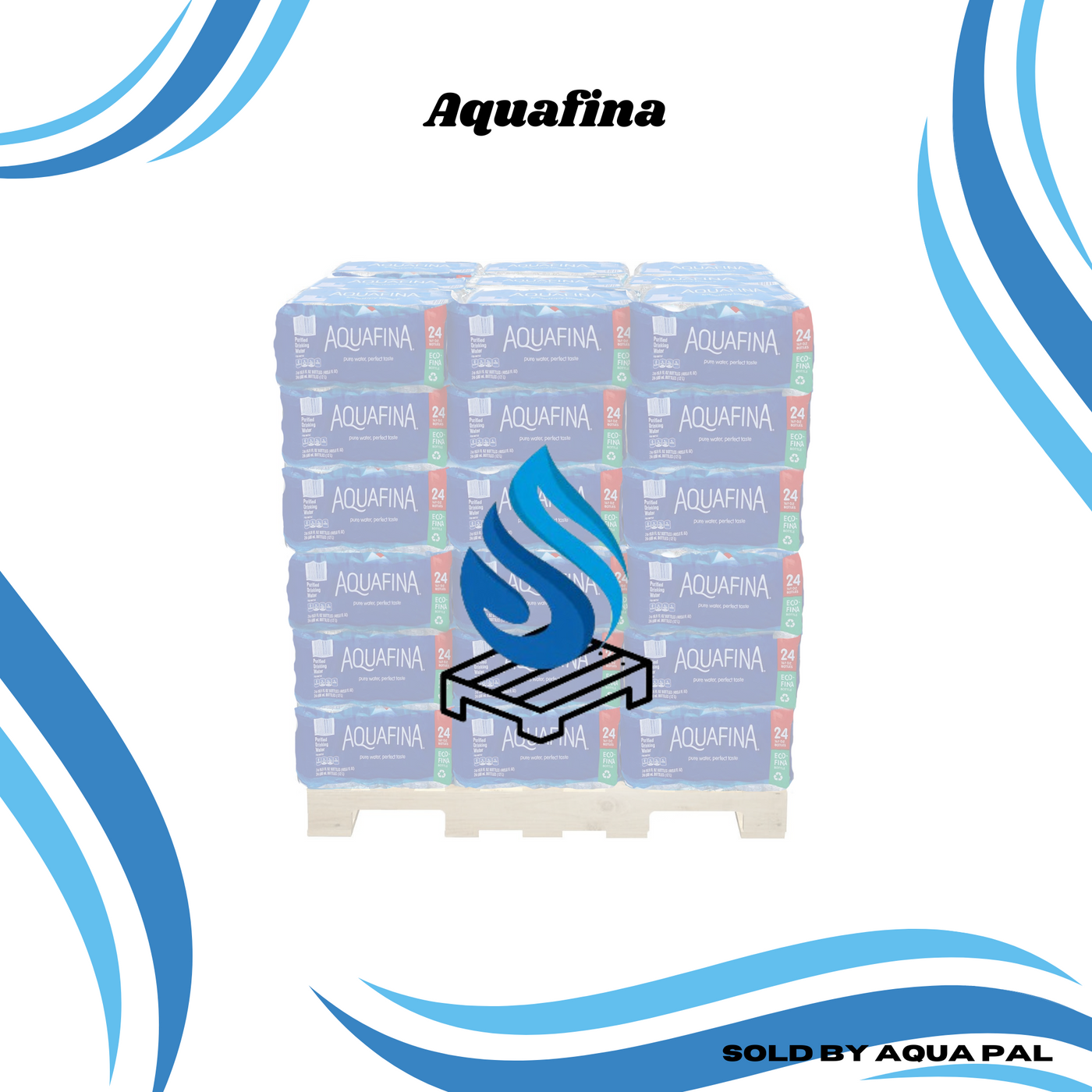 Aquafina Purified Drinking Water (Full Pallet 60 Cases)