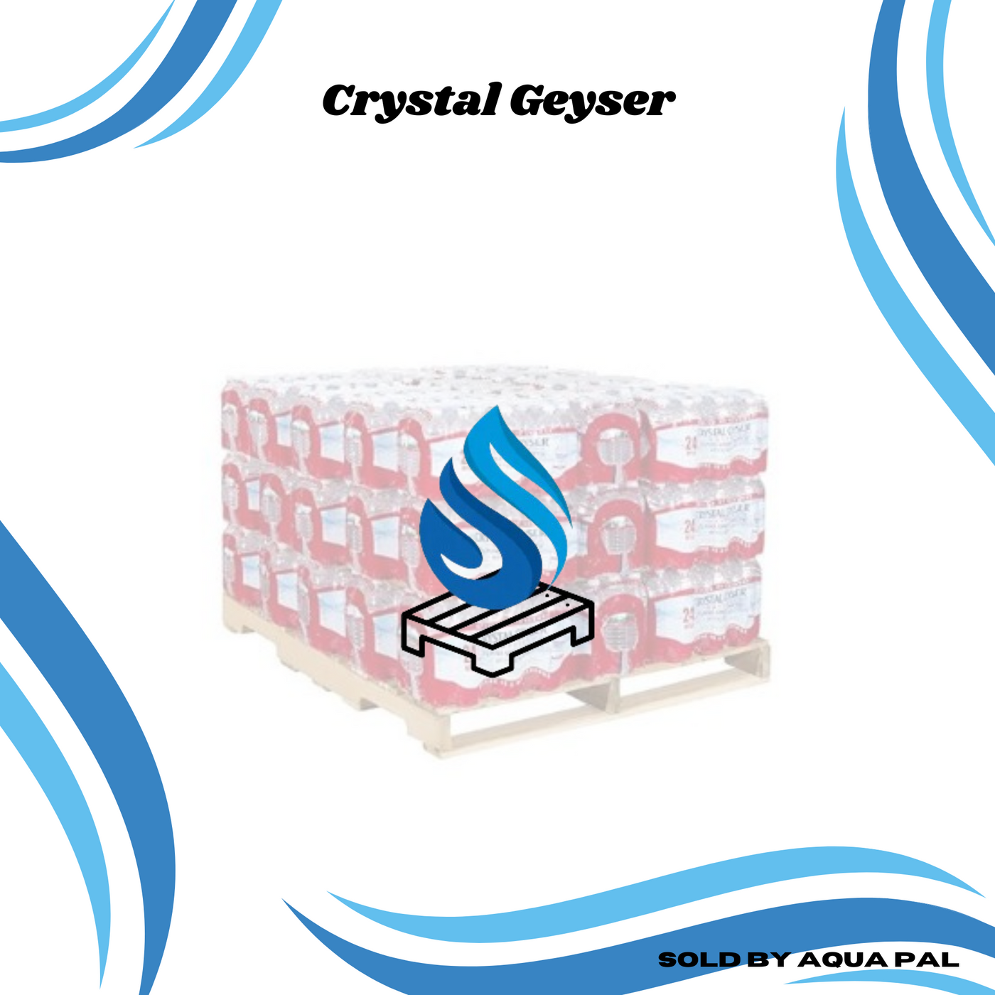 Crystal Geyser Natural Spring Water (Half Pallet)