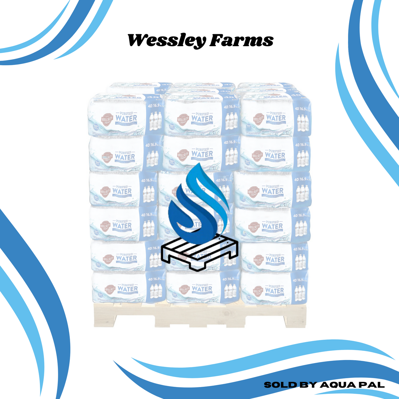 Wessley Farms Purified Drinking Water (Full Pallet)